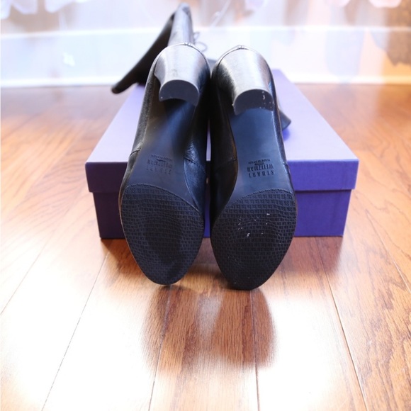 Stuart Weitzman Black Heeled Boots - Picture 6 of 8